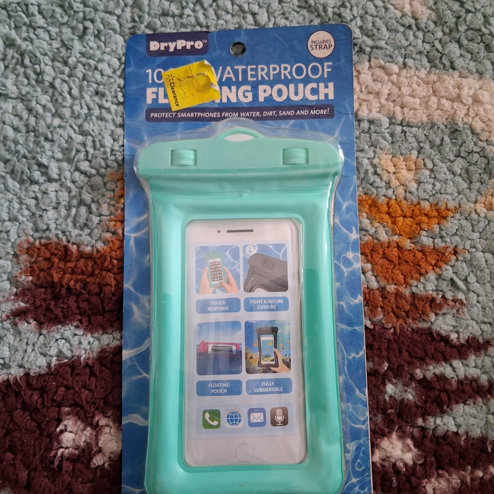 Waterproof Floating Phone Pouch - Aqua